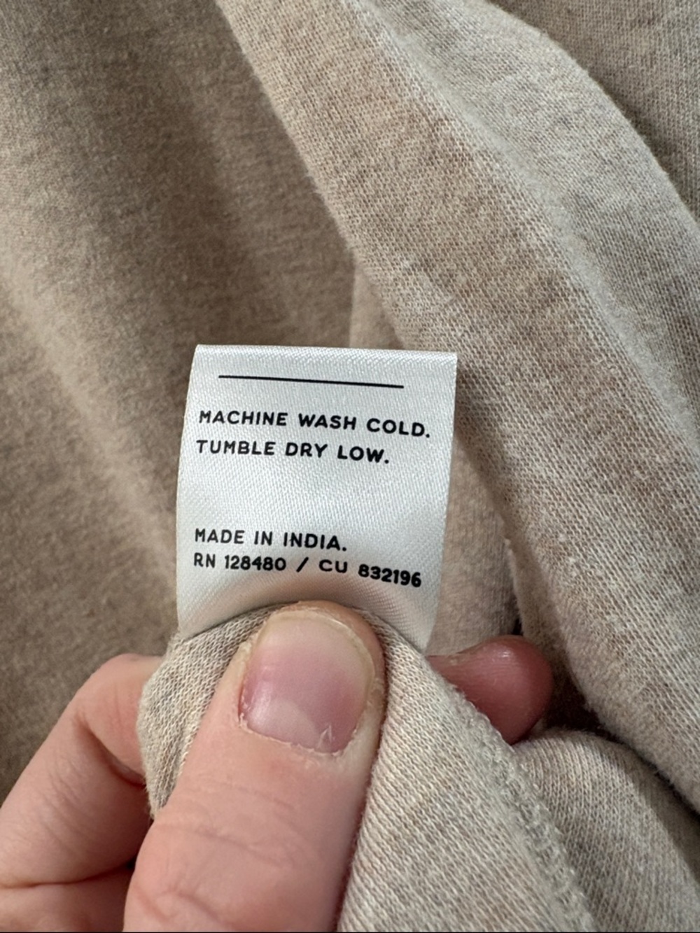 Pact Airplane Cardigan Size M/L Heather Wheat Tan Organic Cotton Top Casual - Picture 6 of 10